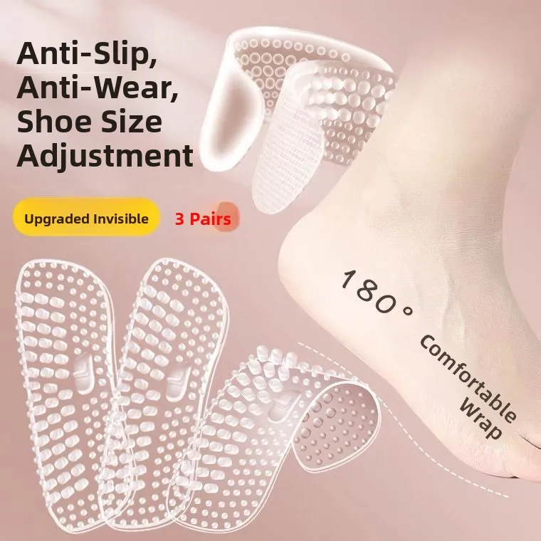 Invisible Silicone Heel Pads for Women High Heels Anti-Loss Anti-Footwear Wear f Size oe Insoles Heel Enlarger Tool
Invisible Silicone Heel Pads for Women High Heels Anti-Loss Anti-Footwear Wear f Size oe Insoles Heel Enlarger Tool