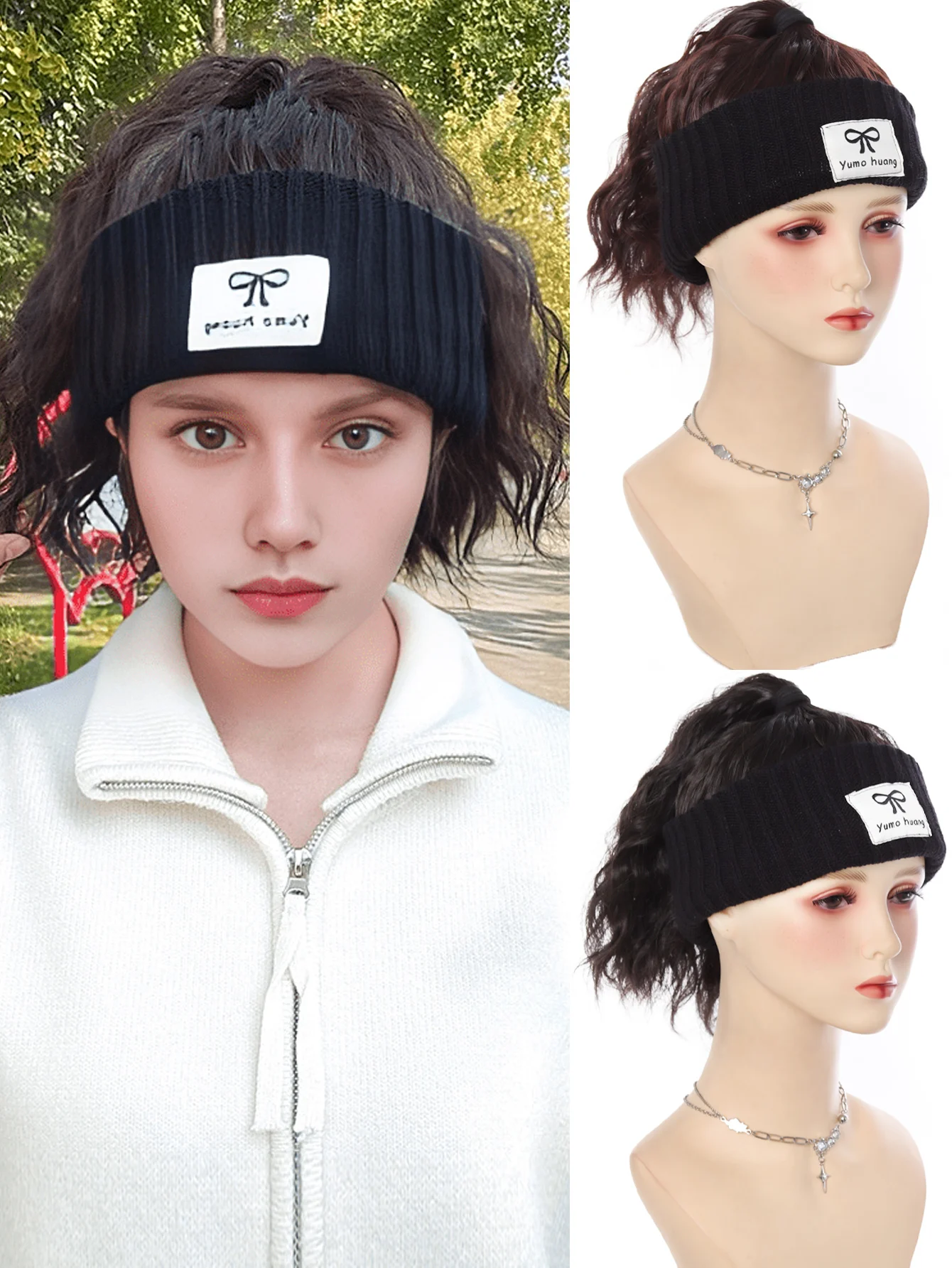 AOSI синтетический термостойкий 12-дюймовый черный полый верхний вязаный парик водный вьющийся парик хвост наращивание волос зимняя шапка парик
AOSI синтетический термостойкий 12-дюймовый черный полый верхний вязаный парик водный вьющийся парик хвост наращивание волос зимняя шапка парик