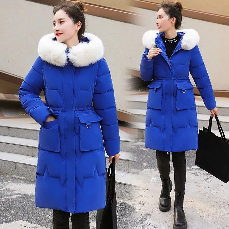 Down Cotton Coat Women's Clothing Parkas 2023 New Hooded Fur Collar Long Winter Jacket Female Slim Versatile Cold-proof Outwear
Down Cotton Coat Women's Clothing Parkas 2023 New Hooded Fur Collar Long Winter Jacket Female Slim Versatile Cold-proof Outwear
