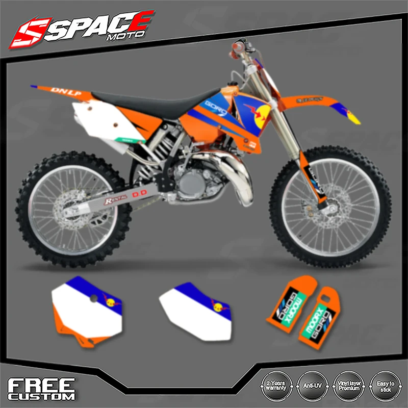 SPACE индивидуальная мотоциклетная графическая фоновая наклейка для KTM 125 250 300 350 450 2003 2004 SX SXF 2004 EXC наклейки наборы наклеек 03
SPACE индивидуальная мотоциклетная графическая фоновая наклейка для KTM 125 250 300 350 450 2003 2004 SX SXF 2004 EXC наклейки наборы наклеек 03
