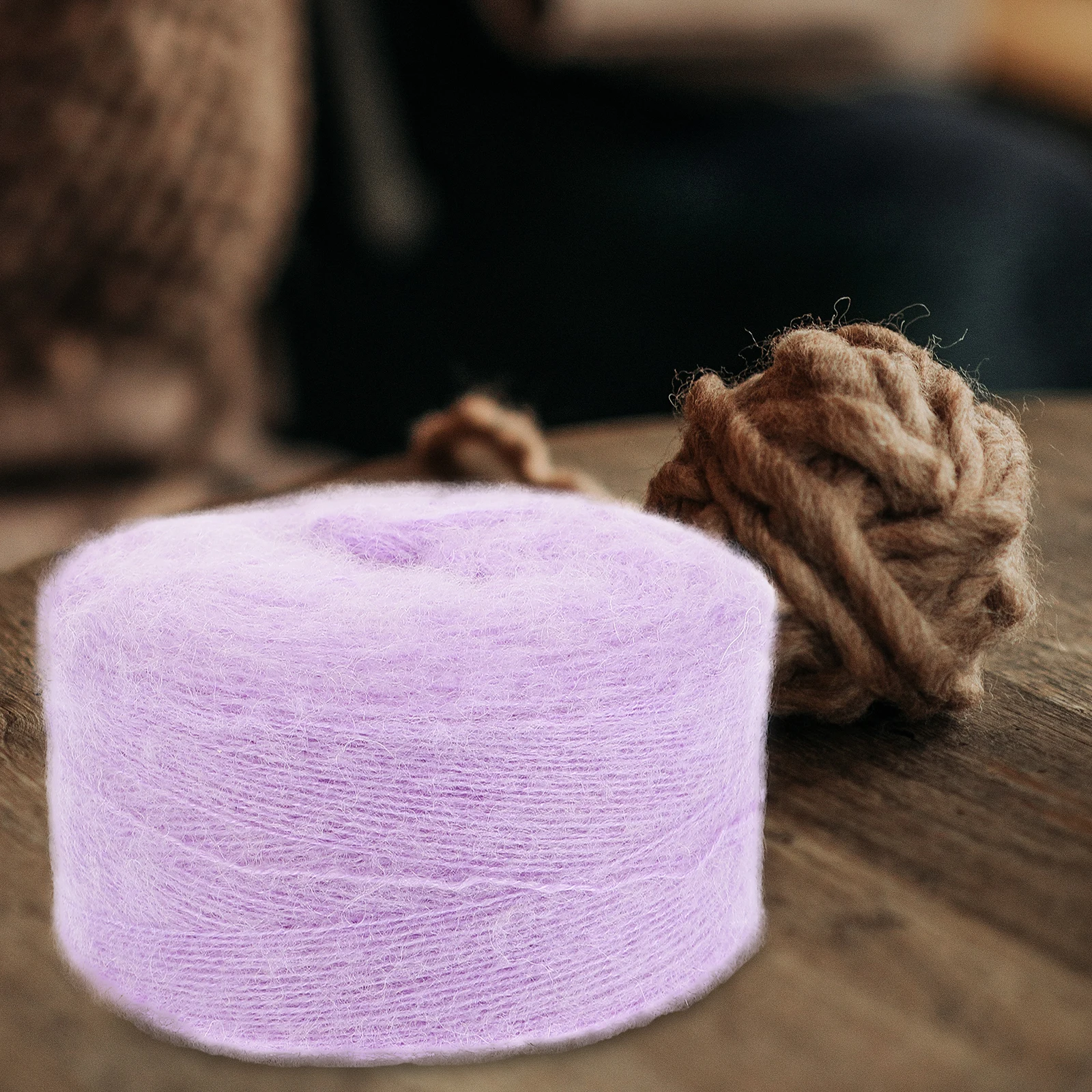 Mohair Wool Yarn Ball 19 Light Purple Soft Cashmere Blend Chunky Knitting Yarn Crochet Thread DIY Handmade Supplies For Baby
Mohair Wool Yarn Ball 19 Light Purple Soft Cashmere Blend Chunky Knitting Yarn Crochet Thread DIY Handmade Supplies For Baby