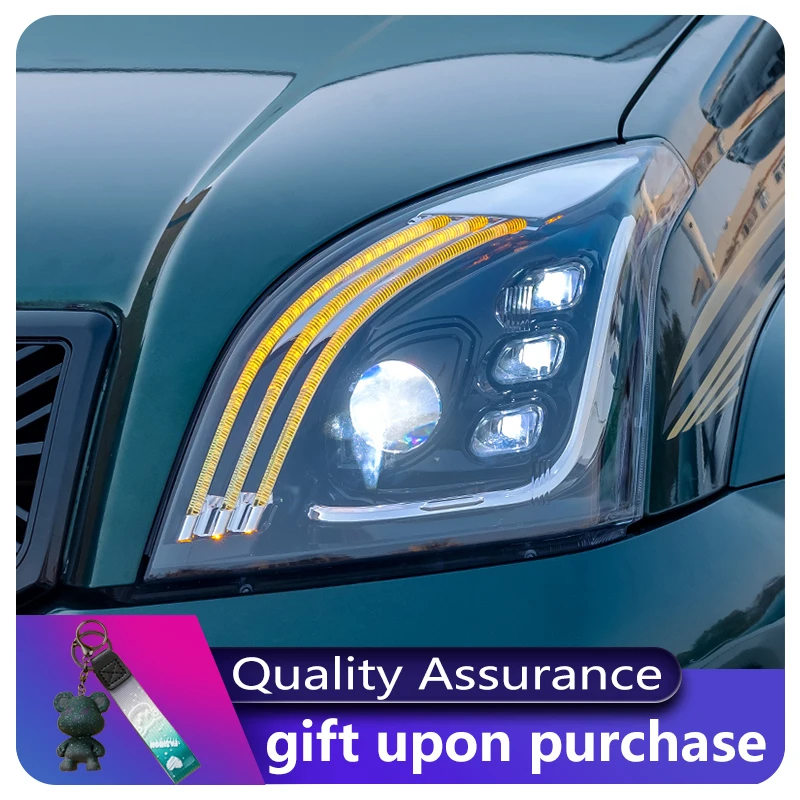 Headlight For Toyota Prado FJ120 2003-2009 Upgrade Auto Full LED Car Lights Maybach Style Signal Dynamic Lamp Tool Accessories
Headlight For Toyota Prado FJ120 2003-2009 Upgrade Auto Full LED Car Lights Maybach Style Signal Dynamic Lamp Tool Accessories