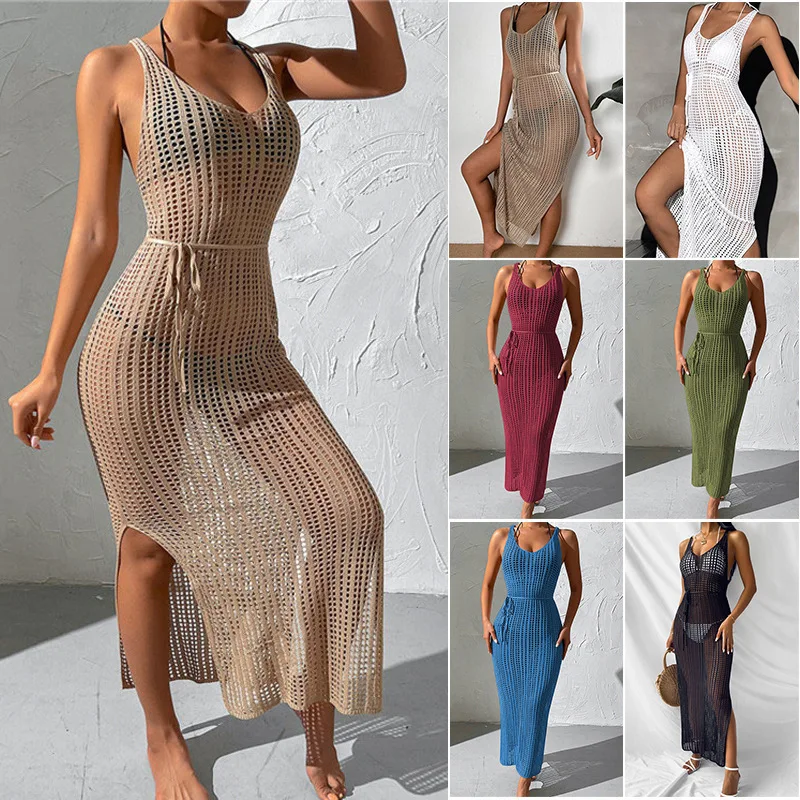 Hollow Out Backless Knitted Dress, Vacation Sexy Dress, Beach Cover, Bikini Jacket, Swimsuit, Outerwear for Women
Hollow Out Backless Knitted Dress, Vacation Sexy Dress, Beach Cover, Bikini Jacket, Swimsuit, Outerwear for Women