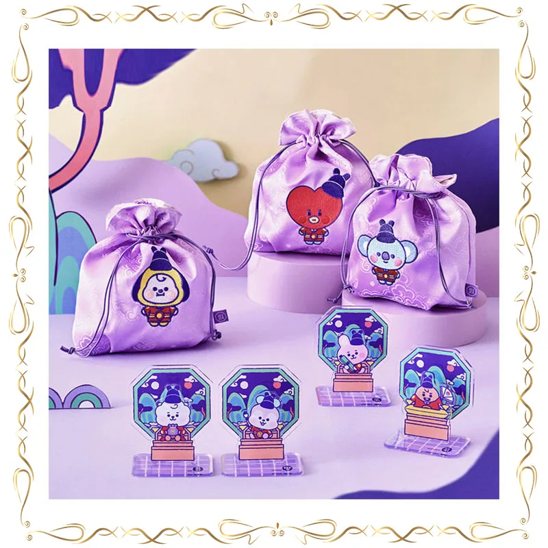 BTS Trend Boy Band Embroidery Drawstring Bag Drawstring Opening Lucky Bag Modeling Makeup Bag Change
BTS Trend Boy Band Embroidery Drawstring Bag Drawstring Opening Lucky Bag Modeling Makeup Bag Change