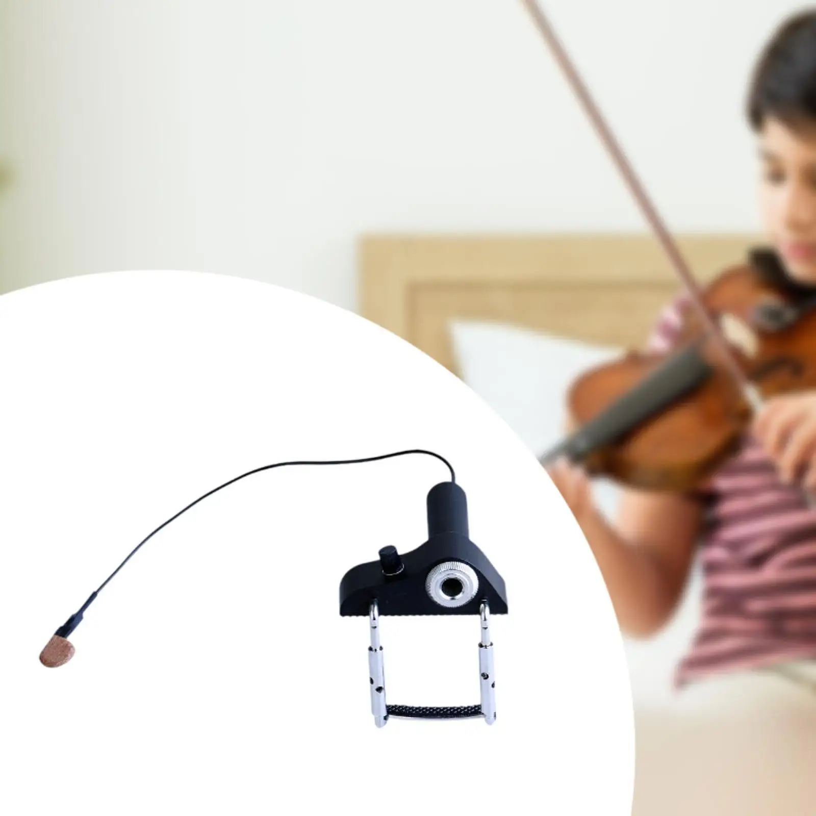 Violin Bridge Piezo Pickup Non Slip Pad Professional Sound Pickup Transducer for Acoustic Guitar Live Show Accessories
Violin Bridge Piezo Pickup Non Slip Pad Professional Sound Pickup Transducer for Acoustic Guitar Live Show Accessories