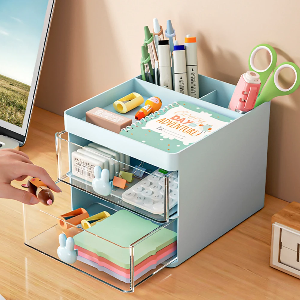 Pink Desk Storage Box Multi layer Drawers Stationery Office Multi Function Desk ganizer Supplies Plastic Desktop
Pink Desk Storage Box Multi layer Drawers Stationery Office Multi Function Desk ganizer Supplies Plastic Desktop