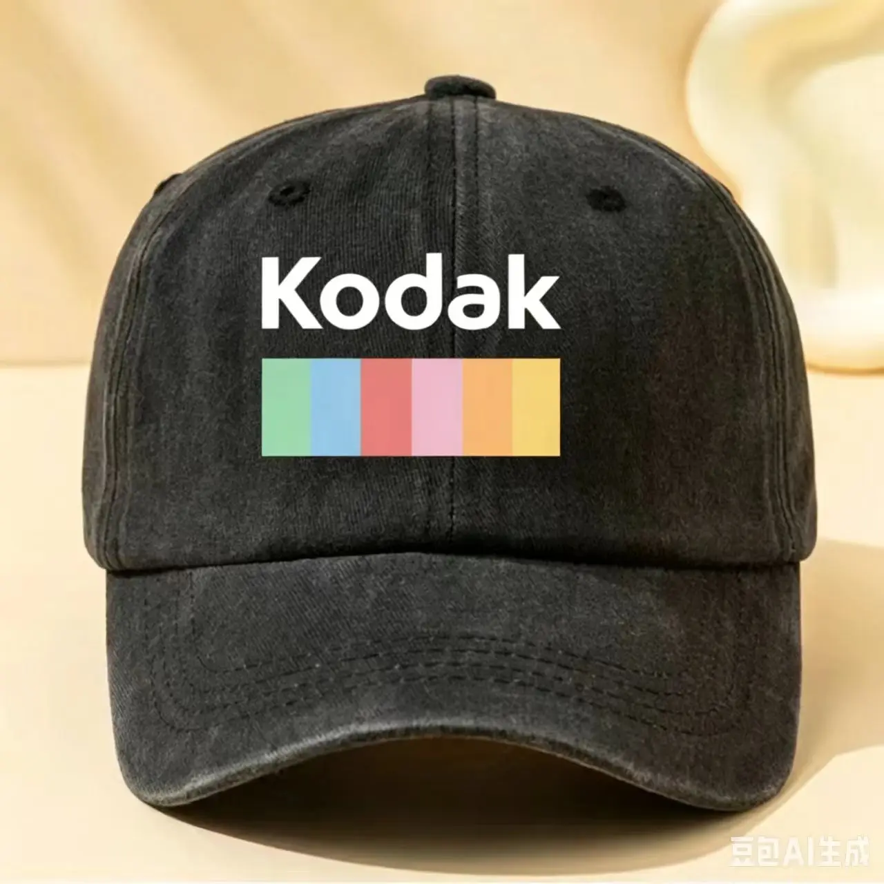 2026 Kodak Pastel Rainbow Stripe Print Washed Baseball Cap Unisex Adjustable Dad Hat Streetwear Casual Sun Hat for Men Women
2026 Kodak Pastel Rainbow Stripe Print Washed Baseball Cap Unisex Adjustable Dad Hat Streetwear Casual Sun Hat for Men Women