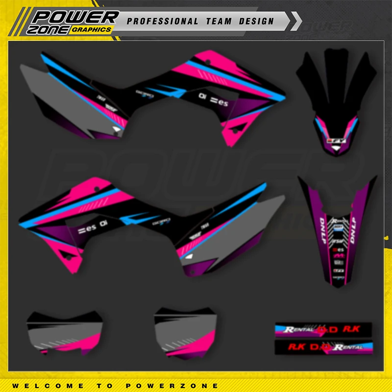 Powerzone Motorcycle Graphic Decal Stickers Kits For Honda CRF250F 2019 2020 2021 250F 250cc Motocycle Customized Number 005
Powerzone Motorcycle Graphic Decal Stickers Kits For Honda CRF250F 2019 2020 2021 250F 250cc Motocycle Customized Number 005