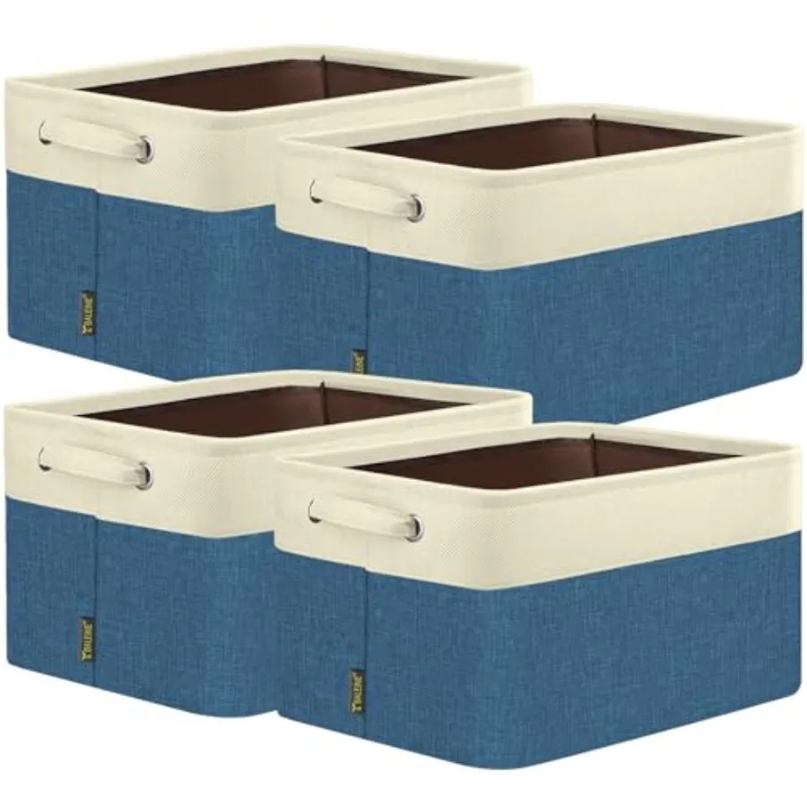4 Pack Fabric Closet Storage Bins for Shelves, Linen Closet Organizers and Storage, Decorative Baskets for Organizing, Shelf, C
4 Pack Fabric Closet Storage Bins for Shelves, Linen Closet Organizers and Storage, Decorative Baskets for Organizing, Shelf, C