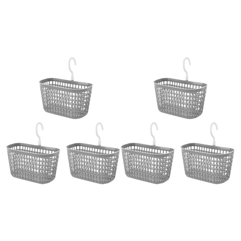 6 Pcs Kitchen Bathroom Hanging Basket Storage Holder Ginger Wall-mounted Sundries Pp Baskets Vegetable For 
6 Pcs Kitchen Bathroom Hanging Basket Storage Holder Ginger Wall-mounted Sundries Pp Baskets Vegetable For