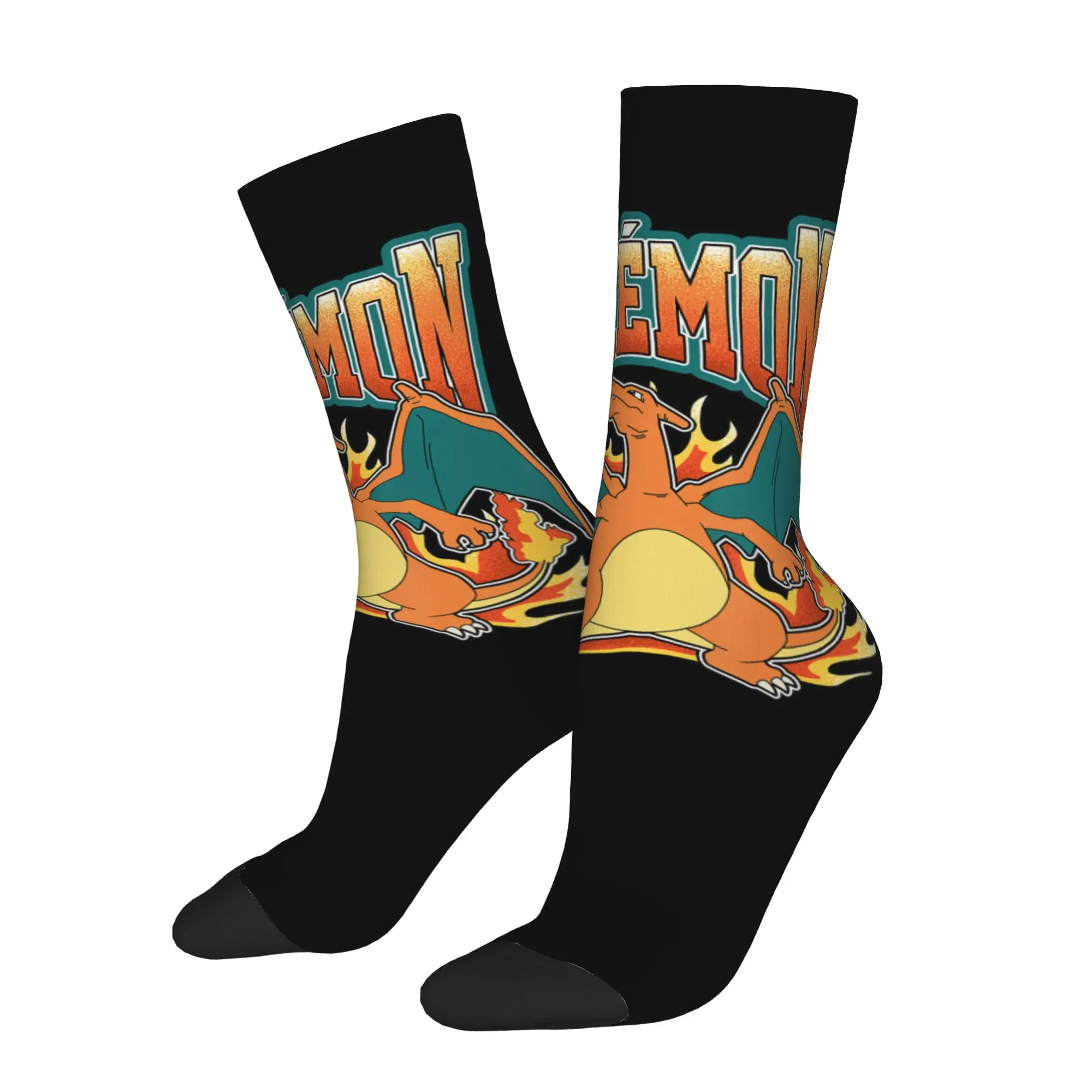 Bandai Socks Vintage Pokemon Charizard Fire Type Collegiate Flames Crazy Men's compression Socks Unisex Funny Crew Sock
Bandai Socks Vintage Pokemon Charizard Fire Type Collegiate Flames Crazy Men's compression Socks Unisex Funny Crew Sock