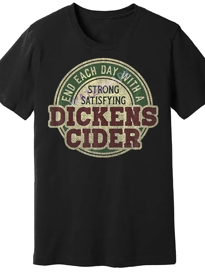 100% Cotton Men's Humorous 'Dickens Cider' T-Shirt | Short Sleeve, Black, Heat T
100% Cotton Men's Humorous 'Dickens Cider' T-Shirt | Short Sleeve, Black, Heat T