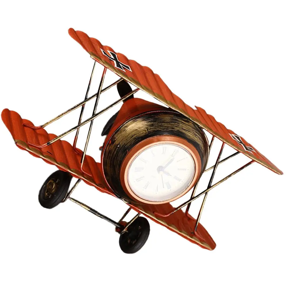 Aircraft Clock Vintage Iron Table Clocks Retro Decor Desktop Desktop Decoration Model Style Home Decor Pieces
Aircraft Clock Vintage Iron Table Clocks Retro Decor Desktop Desktop Decoration Model Style Home Decor Pieces