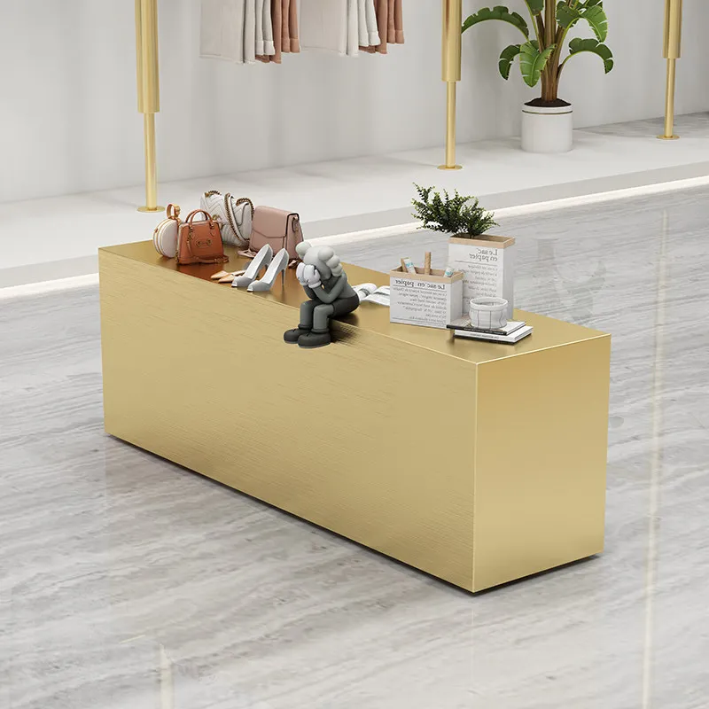 Clothing store display table, stainless steel women's clothing store, shoes, bags, bags, ornaments, island display stand, displa
Clothing store display table, stainless steel women's clothing store, shoes, bags, bags, ornaments, island display stand, displa