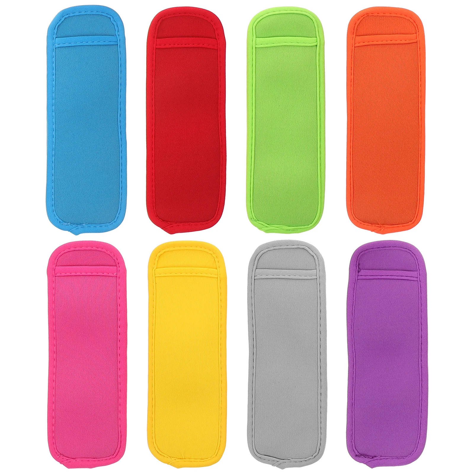 8pcs Ice Lolly Bag Reusable Popsicle Covers Red Yellow Green Pink Gray Keeps Fresh Portable Insulated
8pcs Ice Lolly Bag Reusable Popsicle Covers Red Yellow Green Pink Gray Keeps Fresh Portable Insulated