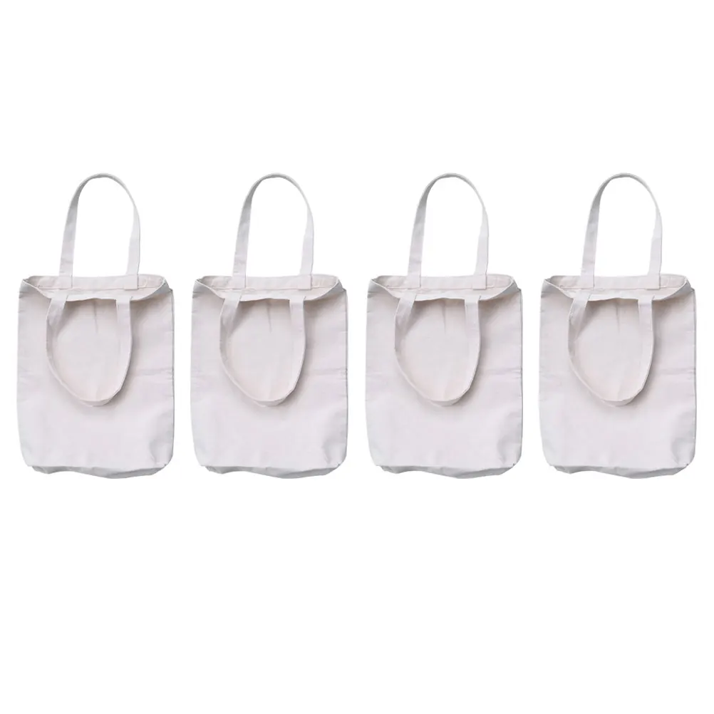 4 Pcs Canvas Tote Bags Environmentally Friendly Cotton Blank Shopping Bag Lightweight Portable Handheld Shoulder Grocery Storage
4 Pcs Canvas Tote Bags Environmentally Friendly Cotton Blank Shopping Bag Lightweight Portable Handheld Shoulder Grocery Storage