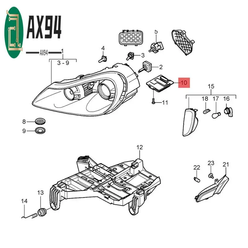AX94-автомобильный ксеноновый балласт фар HID D1S, модуль 95563119401 для Porsche Cayenne 957 2007-2010 5DC00928500 95563119402
AX94-автомобильный ксеноновый балласт фар HID D1S, модуль 95563119401 для Porsche Cayenne 957 2007-2010 5DC00928500 95563119402