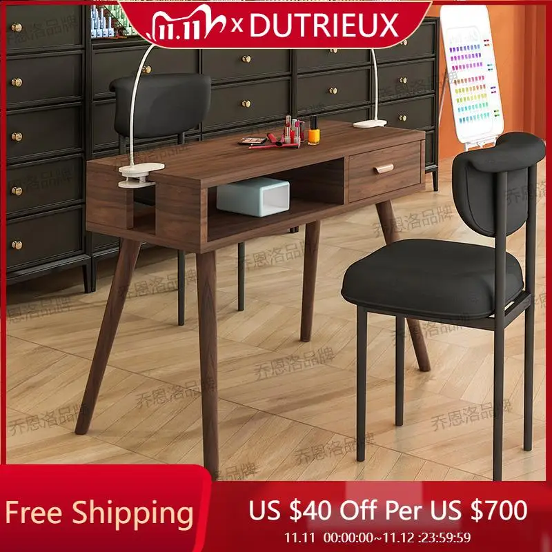 Minimalist Design Manicure Table Wooden Quality Waterproof Aesthetic Nail Desk Light Luxury Makeup Tavolo Unghie Salon Furniture
Minimalist Design Manicure Table Wooden Quality Waterproof Aesthetic Nail Desk Light Luxury Makeup Tavolo Unghie Salon Furniture