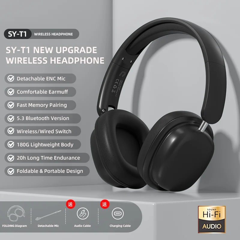 Over Ear Headphones Gaming Headset High Quality Wireless Wired Headphones Audio Headset With Microphone For Xiaomi Lenovo iPhone
Over Ear Headphones Gaming Headset High Quality Wireless Wired Headphones Audio Headset With Microphone For Xiaomi Lenovo iPhone