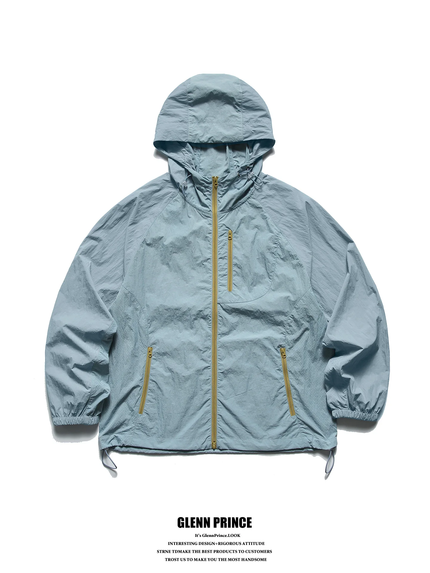 GPstudio Trendy Color Block Zipper UPF50 Hat Men's Summer Dopaamine Skin Light Outerwear Casual Style Long Sleeve Nylon Jacket
GPstudio Trendy Color Block Zipper UPF50 Hat Men's Summer Dopaamine Skin Light Outerwear Casual Style Long Sleeve Nylon Jacket