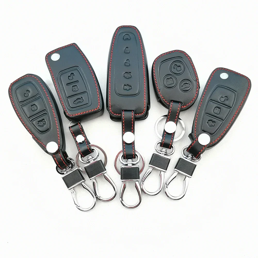 Leather Key Cover Case Holder for Ford Focus 2 3 4 MK2 MK3 MK4 Kuga Edge Mondeo Fusion Ecosport Fiesta Car Accessories Shell
Leather Key Cover Case Holder for Ford Focus 2 3 4 MK2 MK3 MK4 Kuga Edge Mondeo Fusion Ecosport Fiesta Car Accessories Shell