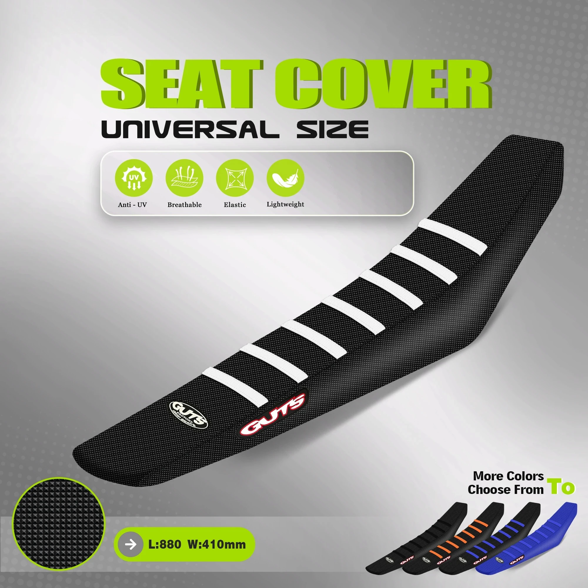 Universal Ribbed Seat Cover Rubber Soft Non-slip For Honda Yamaha Suzuki Kawaski Dirt Bike Off Road Accessories
Universal Ribbed Seat Cover Rubber Soft Non-slip For Honda Yamaha Suzuki Kawaski Dirt Bike Off Road Accessories