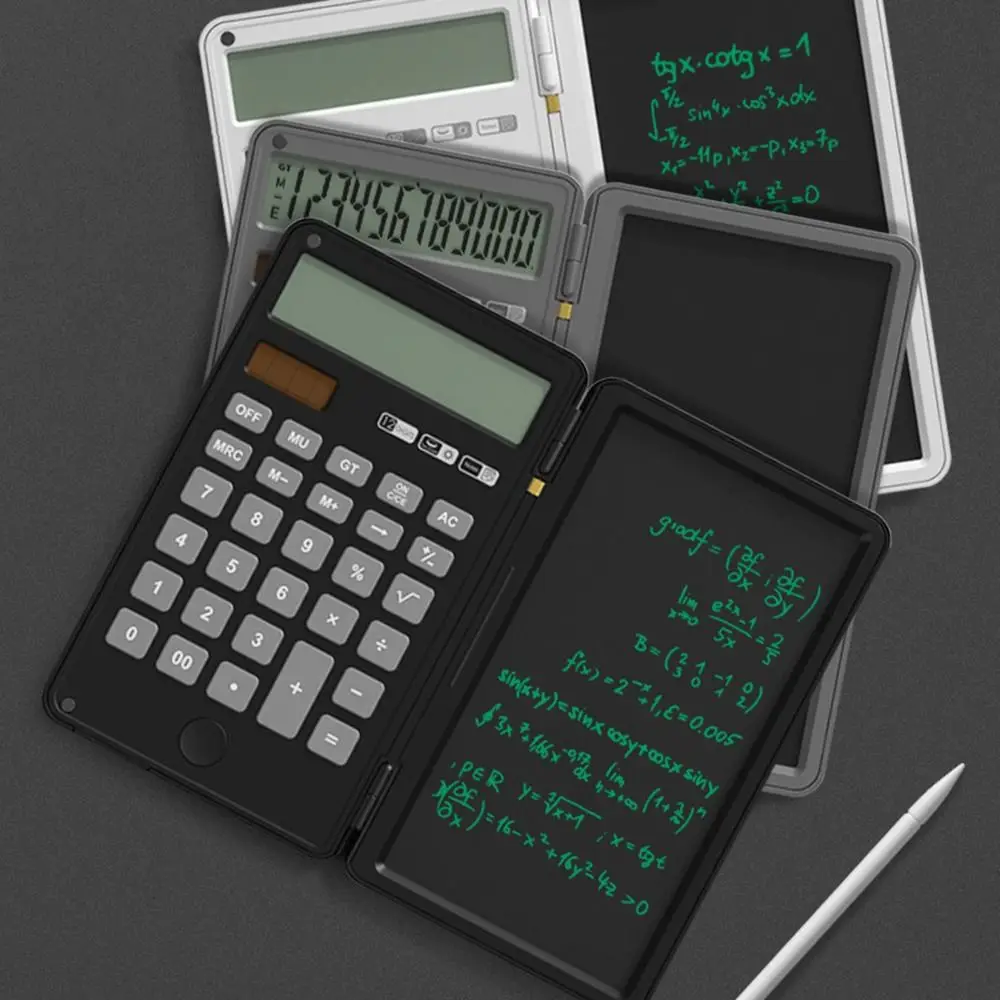 Научный калькулятор 2-в-1 со складным большим экраном и функцией планшета, практичный, с 12-разрядным дисплеем
Научный калькулятор 2-в-1 со складным большим экраном и функцией планшета, практичный, с 12-разрядным дисплеем