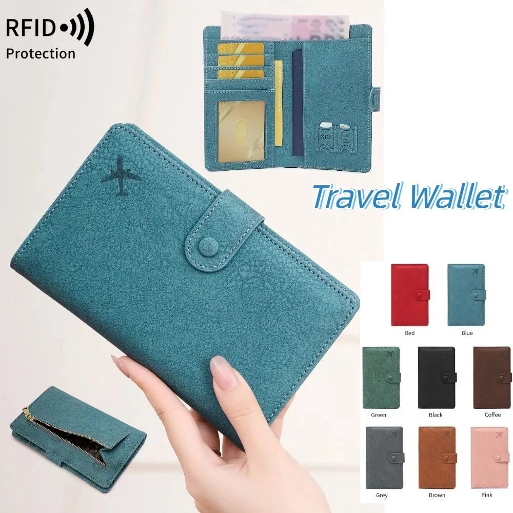 Portable Card Holder PU Passport Bag Purse Passport Cover Travel Wallet Airplane Check-in Multifunctional Passport Clip Women
Portable Card Holder PU Passport Bag Purse Passport Cover Travel Wallet Airplane Check-in Multifunctional Passport Clip Women