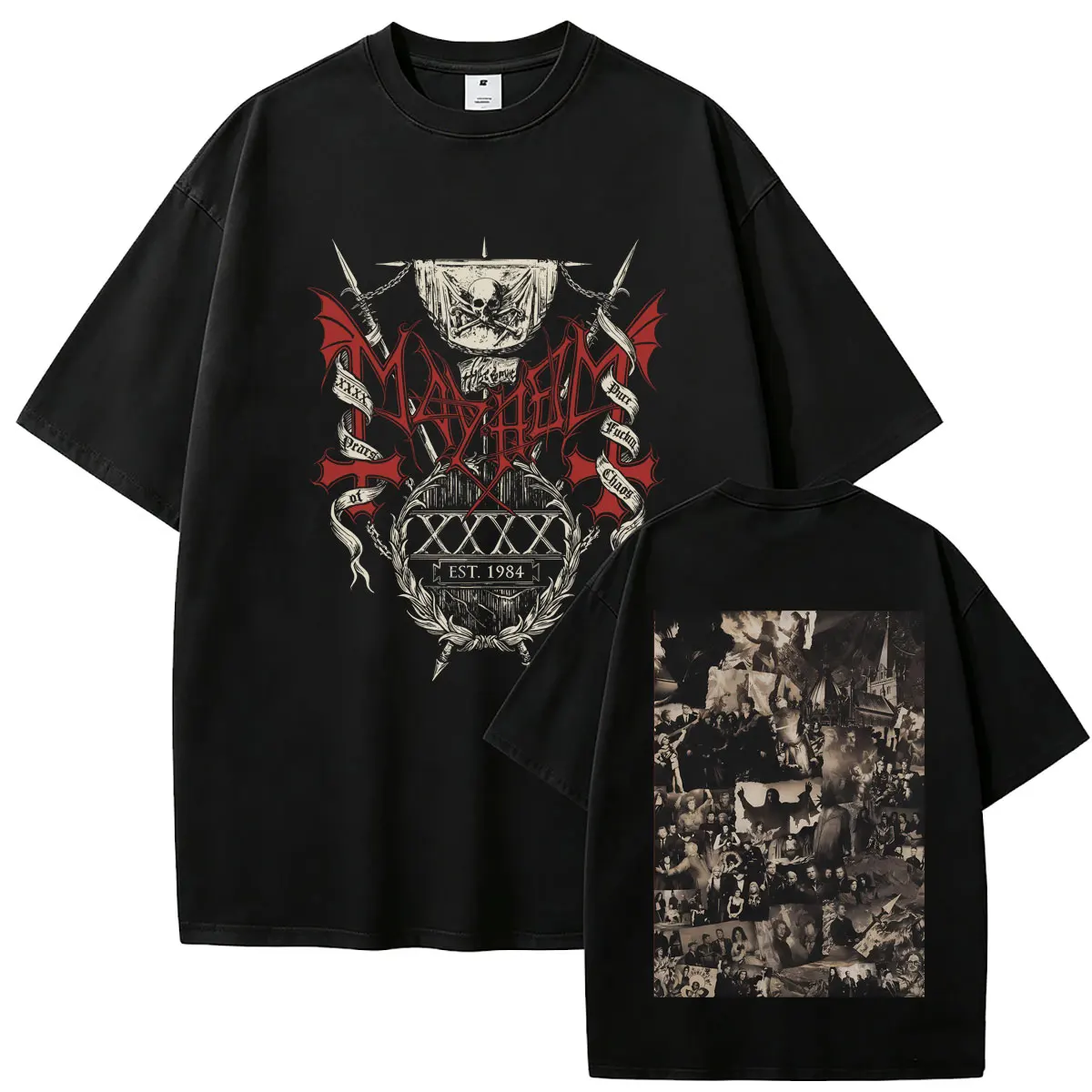 Hot Sale Rock Band Mayhem Graphic T-shirt Men's Women's Vintage Gothic Punk T Shirts Summer Unisex Hip Hop Oversized Streetwear
Hot Sale Rock Band Mayhem Graphic T-shirt Men's Women's Vintage Gothic Punk T Shirts Summer Unisex Hip Hop Oversized Streetwear
