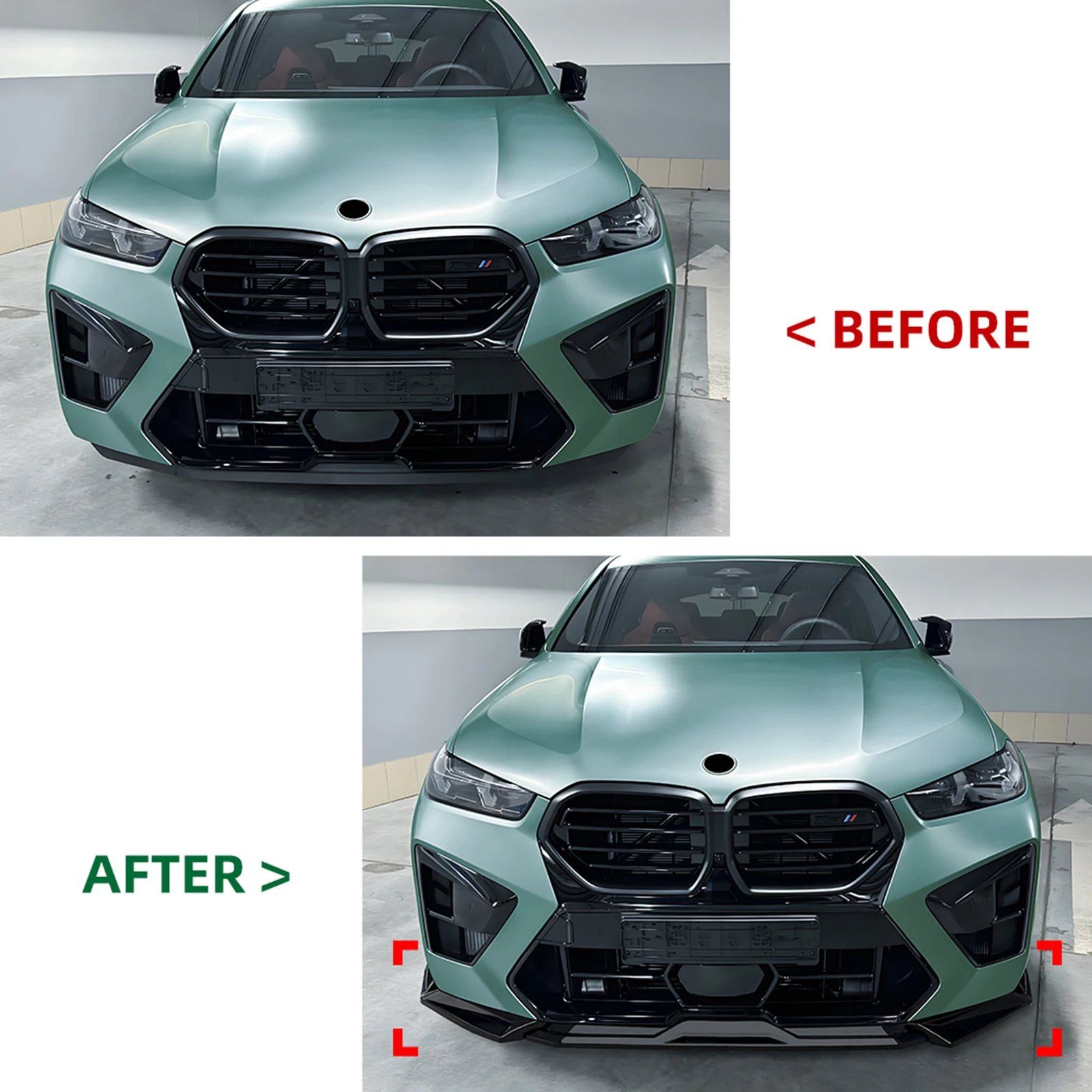 For BMW X6M F96 LCI 2024-2026 Front Bumper Spoiler Lip Carbon Fiber Look/Gloss Black Lower Splitter Blade Protector Guard Kits
For BMW X6M F96 LCI 2024-2026 Front Bumper Spoiler Lip Carbon Fiber Look/Gloss Black Lower Splitter Blade Protector Guard Kits