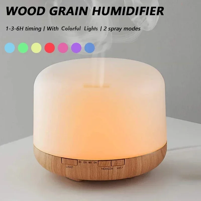 Size Wood Grain Aroma Diffuser Usb Essential Oil Humidifier With Colorful Night Lights Humidifier 500ml Home
Size Wood Grain Aroma Diffuser Usb Essential Oil Humidifier With Colorful Night Lights Humidifier 500ml Home