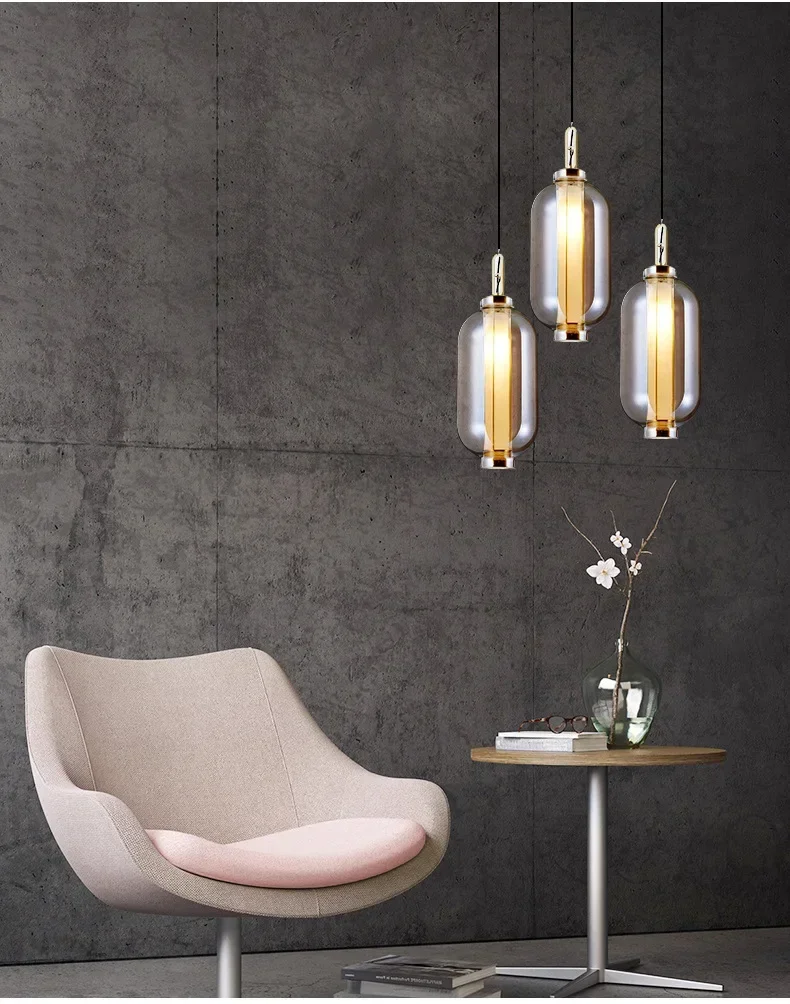 SANDYHA Modern Nordic Minimalist Glass Chandelier Creative Restaurant Bedside Pendant Lights Personalized Decorative Lighting
SANDYHA Modern Nordic Minimalist Glass Chandelier Creative Restaurant Bedside Pendant Lights Personalized Decorative Lighting