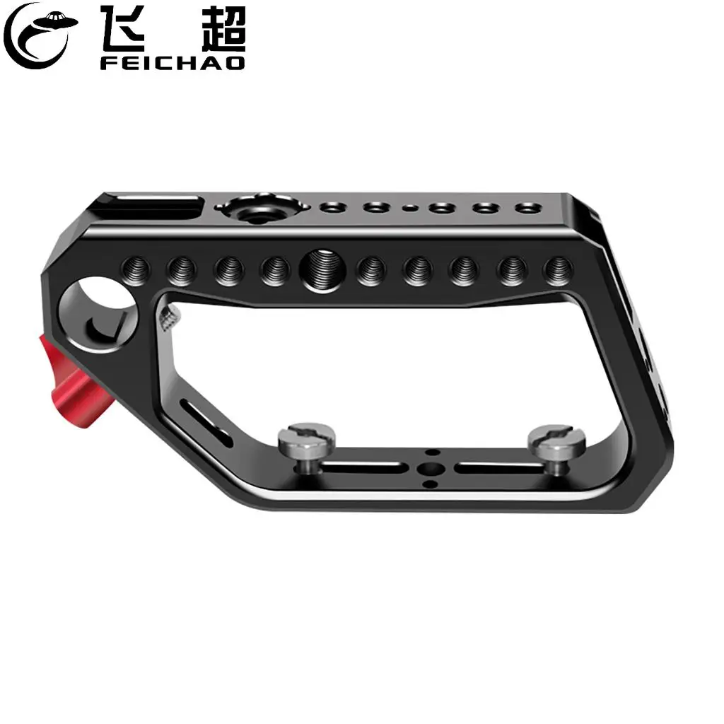 Circular Top Handle Grip with Cold Shoe Mount 1/4 3/8 ARRI Cheese Holes for 15mm Rail Rod Clamp DSLR Camera Cage Rig Accessories
Circular Top Handle Grip with Cold Shoe Mount 1/4 3/8 ARRI Cheese Holes for 15mm Rail Rod Clamp DSLR Camera Cage Rig Accessories