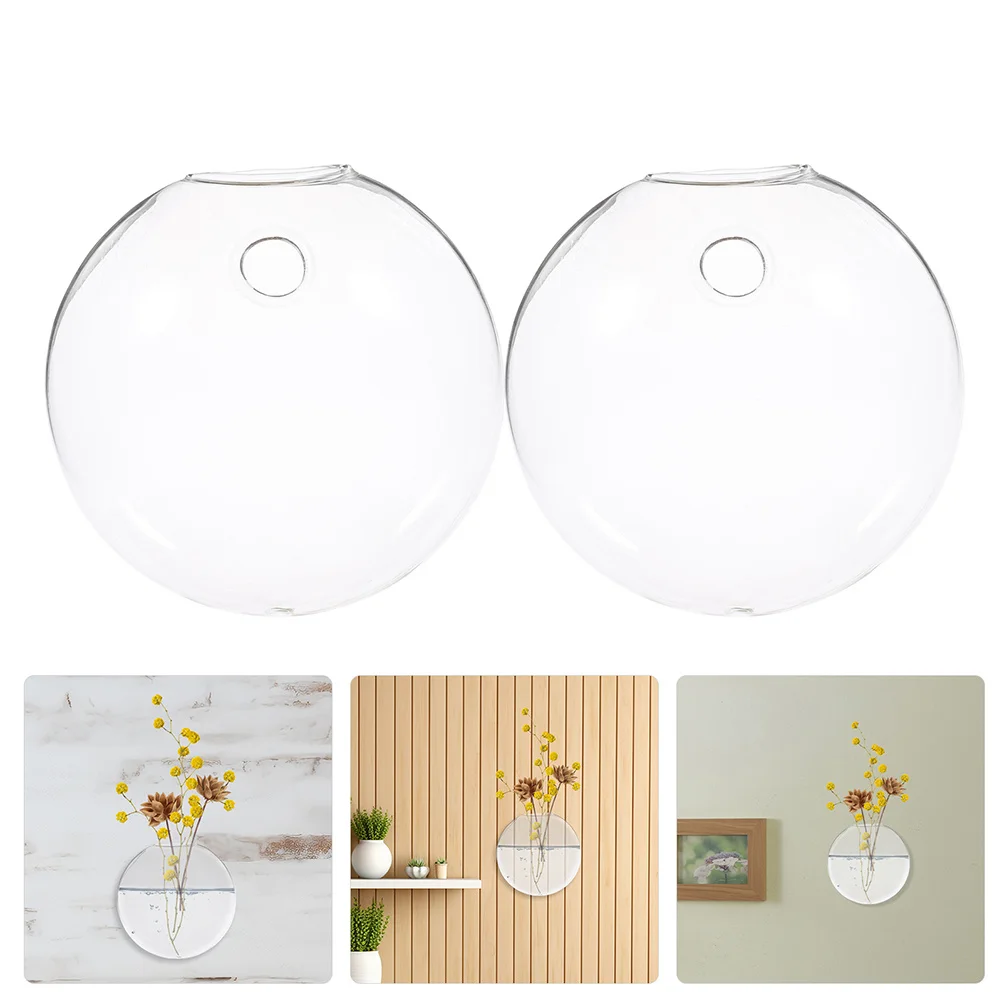 6Pcs Hydroponic Glass Vase Wall Mounted Hanging Planter for Succulents Small Plants Indoor Decorative Glass Wall Container
6Pcs Hydroponic Glass Vase Wall Mounted Hanging Planter for Succulents Small Plants Indoor Decorative Glass Wall Container