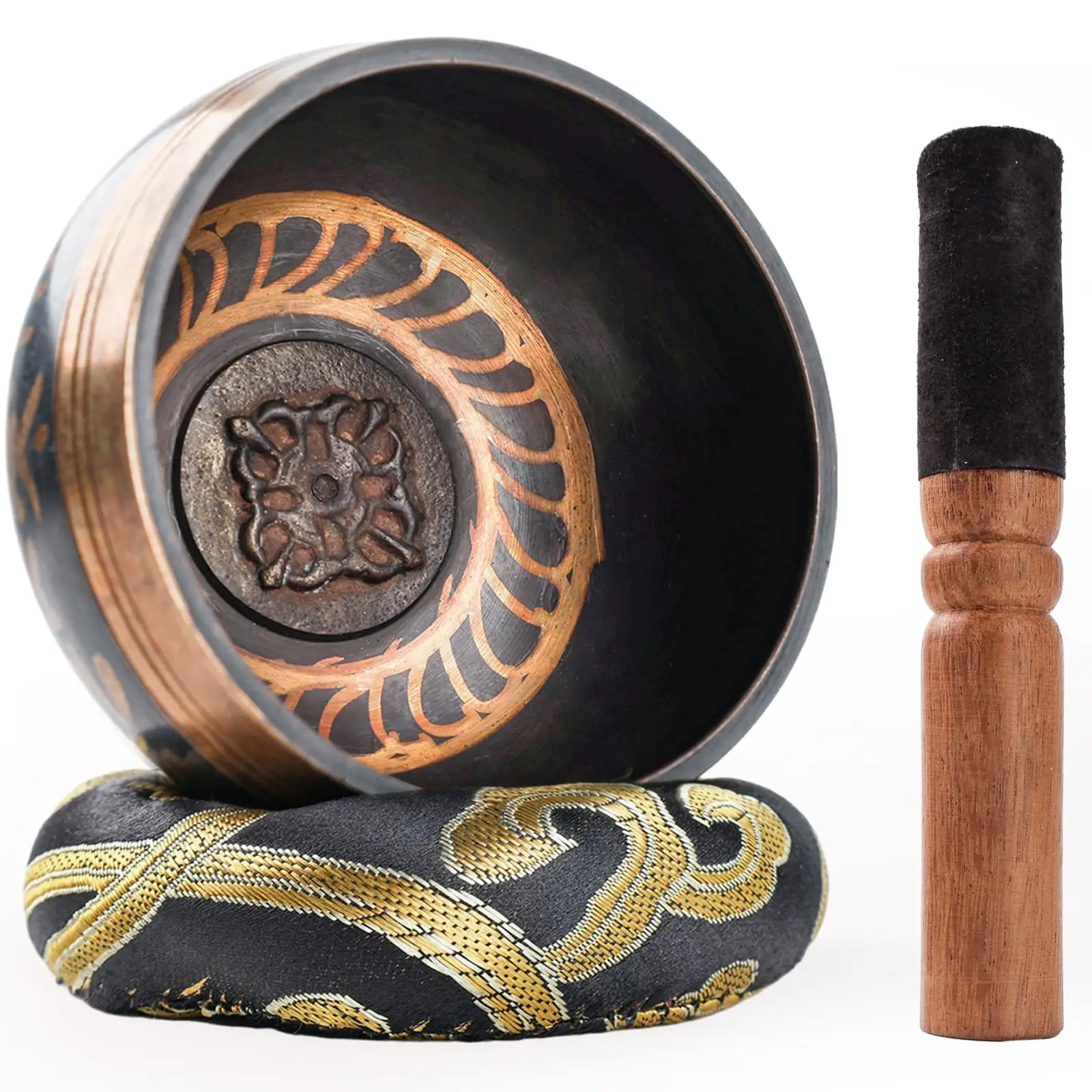 Tibetan Singing Bowl Set Lotus Unique Gift Helpful for Meditation Yoga Relaxation Chakra Healing Prayer and Mindfulness
Tibetan Singing Bowl Set Lotus Unique Gift Helpful for Meditation Yoga Relaxation Chakra Healing Prayer and Mindfulness
