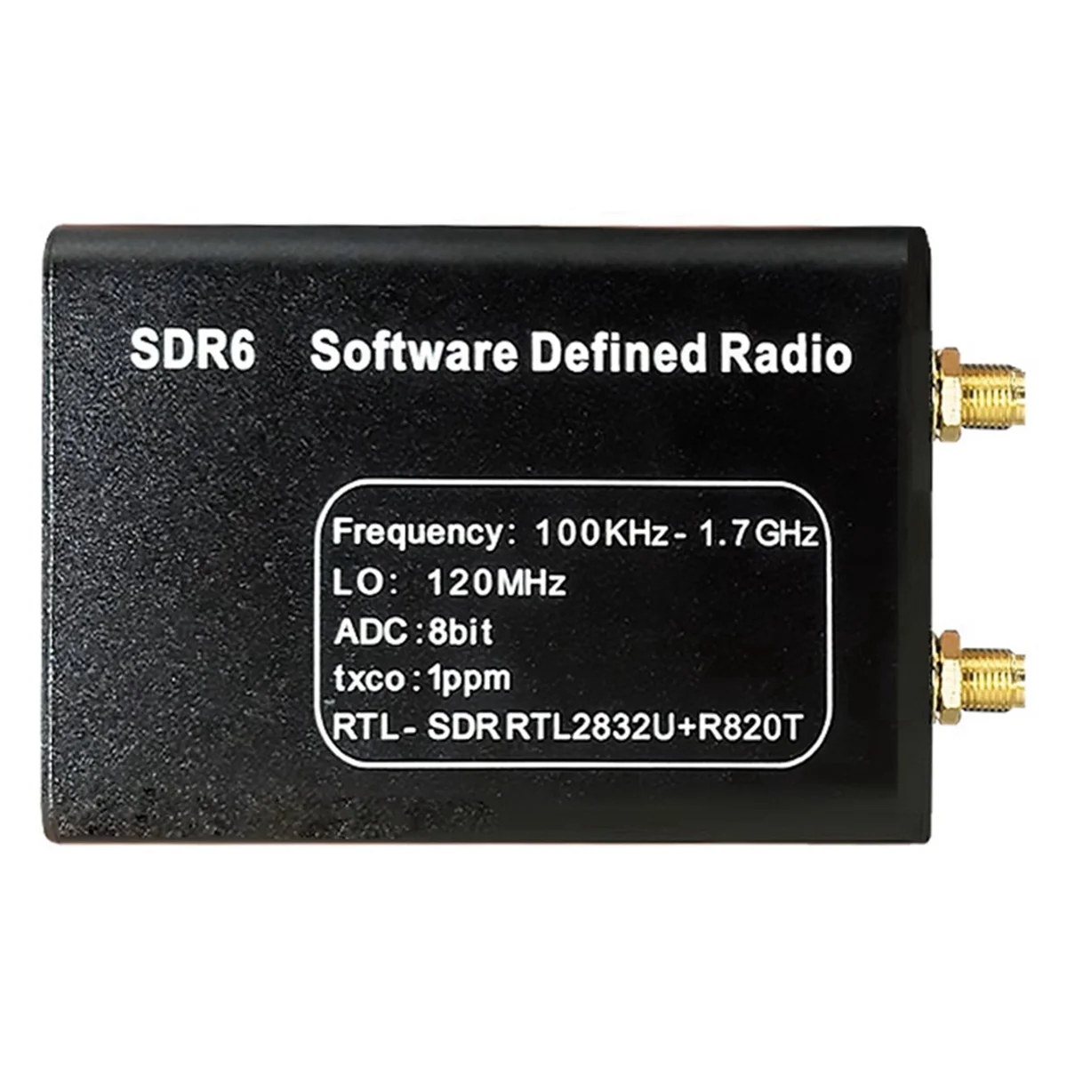 B47C SDR6 RTL-SDR Receiver 100KHz-1.7GHz SDR Software Signal Receiver Radio Aviation Shortwave Wideband RTL2832U+R820T
B47C SDR6 RTL-SDR Receiver 100KHz-1.7GHz SDR Software Signal Receiver Radio Aviation Shortwave Wideband RTL2832U+R820T