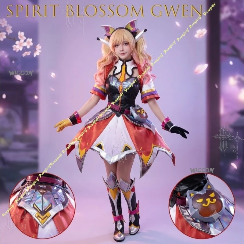 Spirit Blossom Gwen Cosplay Costume Game Gwen Cosplay Costume Halloween outfits Women Game Anime Dress Halloween party Lolita
Spirit Blossom Gwen Cosplay Costume Game Gwen Cosplay Costume Halloween outfits Women Game Anime Dress Halloween party Lolita