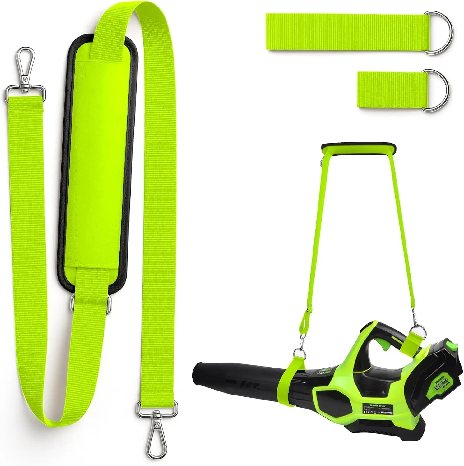 Universal Shoulder Strap for Leaf Blowers and String Trimmers - Adjustable, Comfortable, Durable
Universal Shoulder Strap for Leaf Blowers and String Trimmers - Adjustable, Comfortable, Durable