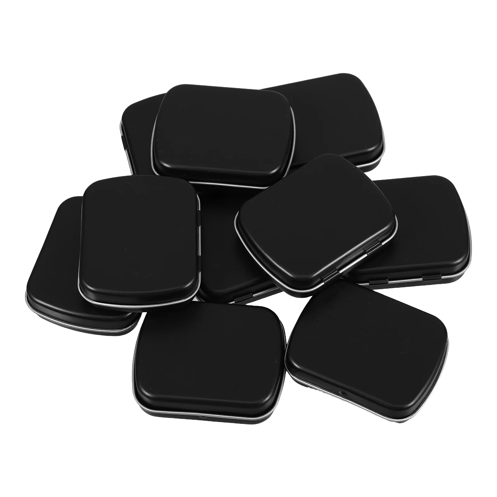10 Pcs Storage Bins with Lids Candy Tin Box Mini Tinplate Boxes Metal Empty Tins Containers Black
10 Pcs Storage Bins with Lids Candy Tin Box Mini Tinplate Boxes Metal Empty Tins Containers Black