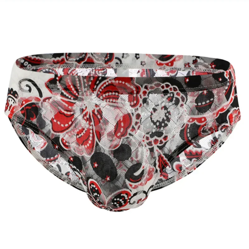 Men's Panties Mesh Floral Printed Transparent Underwear U Convex Pouch Lingerie Underpants Ultra-Thin Bikini Thongs Man
Men's Panties Mesh Floral Printed Transparent Underwear U Convex Pouch Lingerie Underpants Ultra-Thin Bikini Thongs Man