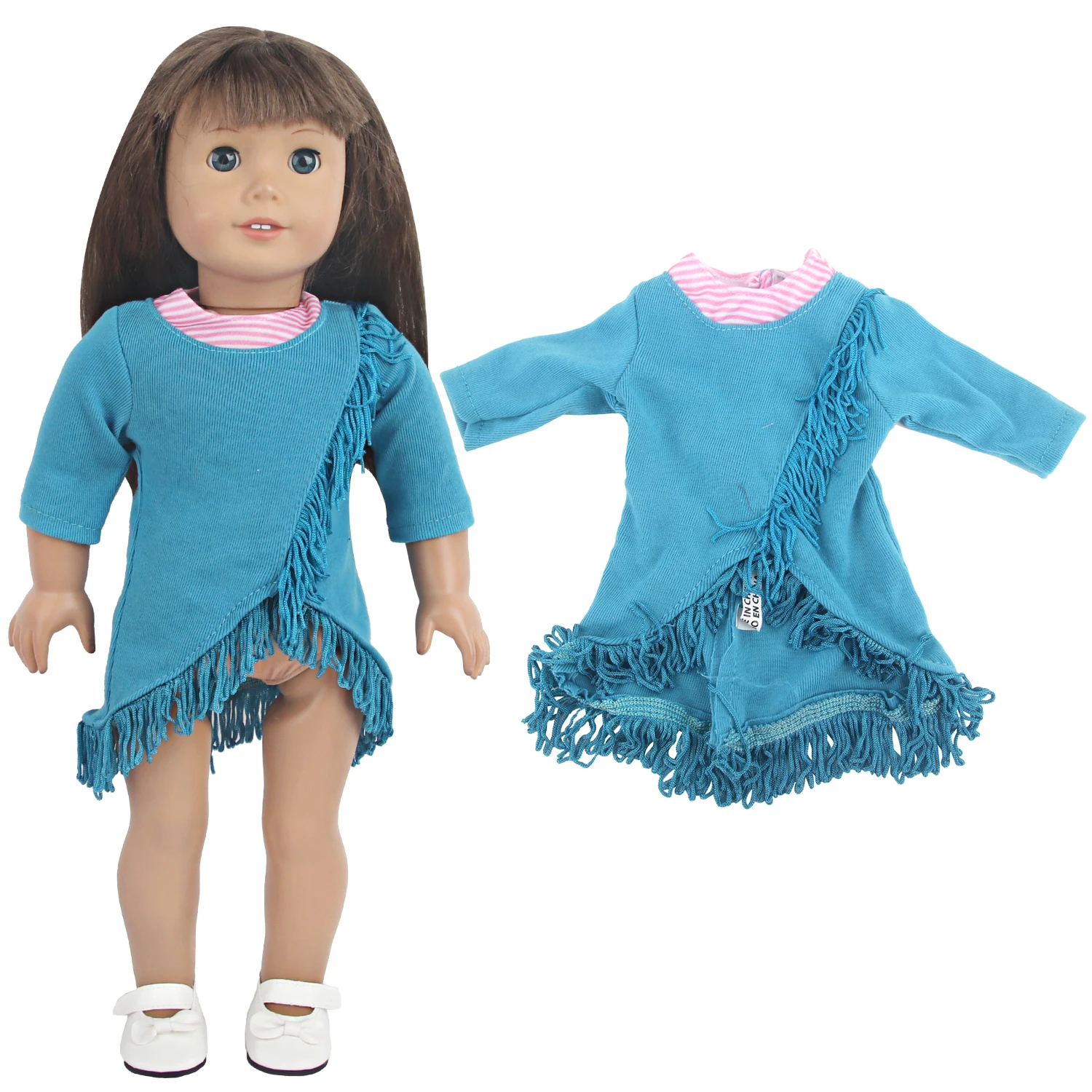 Lake Blue Split Skirt For 43cm Baby New Born Doll Cute Tassels Dress Clothes For 18 Inch American,Russia Girl Dolls Toy
Lake Blue Split Skirt For 43cm Baby New Born Doll Cute Tassels Dress Clothes For 18 Inch American,Russia Girl Dolls Toy