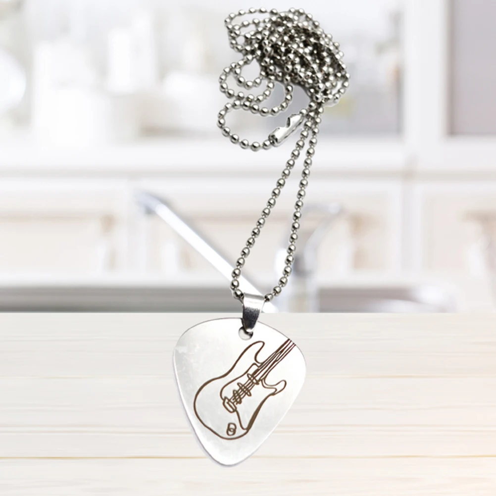 Pick Necklace with Extender Necklaces Charm Plain Pu Guitar Picks Stainless Steel
Pick Necklace with Extender Necklaces Charm Plain Pu Guitar Picks Stainless Steel