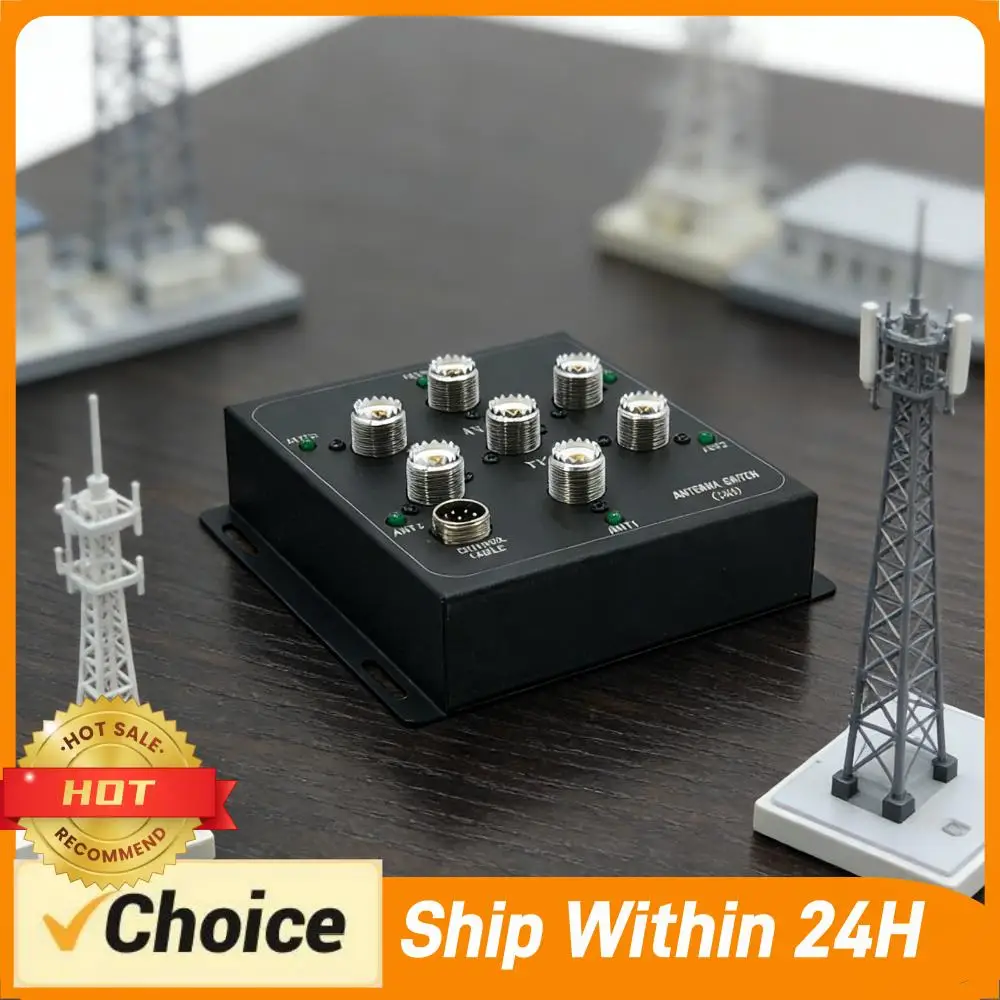 6-Way Antenna Signal Switches 1.8MHz-55MHz Coaxial Remoting Antenna Switch High-Power Transmission Tool for Convenient Switching
6-Way Antenna Signal Switches 1.8MHz-55MHz Coaxial Remoting Antenna Switch High-Power Transmission Tool for Convenient Switching