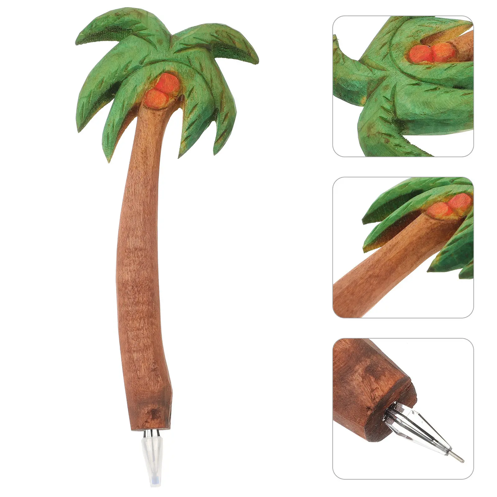 Coconut-Tree Wood Ballpoint Pen High Grade Natural Wood Material Creative Beach Birthday Party Decorations Unique Exquisite
Coconut-Tree Wood Ballpoint Pen High Grade Natural Wood Material Creative Beach Birthday Party Decorations Unique Exquisite