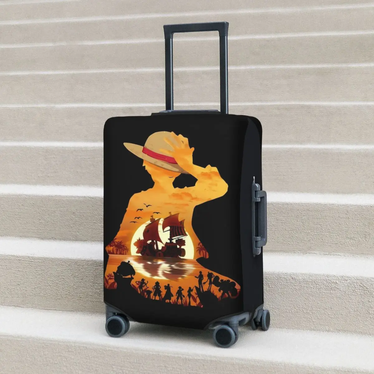 Ace Fire Silhouette Manga One Piece Suitcase Cover Vacation Cruise Trip Elastic Luggage Accesories Protection
Ace Fire Silhouette Manga One Piece Suitcase Cover Vacation Cruise Trip Elastic Luggage Accesories Protection