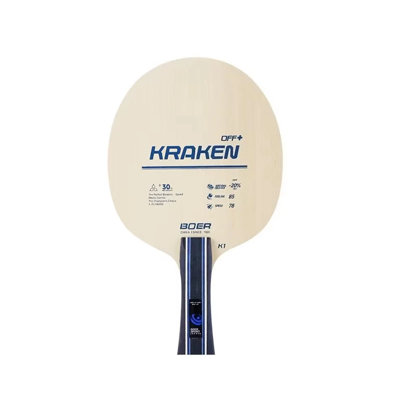 BOER K1 Table Tennis Racket For Training 5Ply Pure Wood Blade Major Student Type Beginner and Junior Friendly Ping Pong Blade
BOER K1 Table Tennis Racket For Training 5Ply Pure Wood Blade Major Student Type Beginner and Junior Friendly Ping Pong Blade