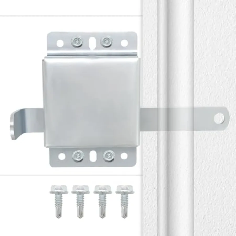 Garage Door Side Lock, Galvanized Steel Inside Deadlock for Vertical Track, Heavy Duty Security Slide Latch Replacement for Hom
Garage Door Side Lock, Galvanized Steel Inside Deadlock for Vertical Track, Heavy Duty Security Slide Latch Replacement for Hom