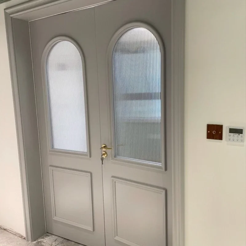 French Arch Changhong Glass Double Open Indoor Wooden Door Split Room Bedroom Door Paint Solid Wood Composite Bathroom
French Arch Changhong Glass Double Open Indoor Wooden Door Split Room Bedroom Door Paint Solid Wood Composite Bathroom