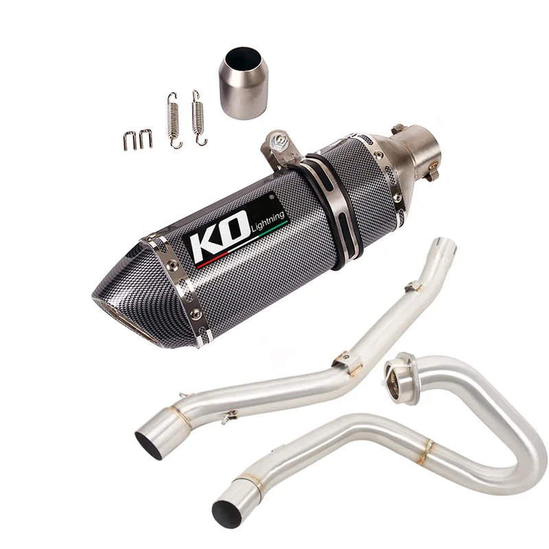 51MM Motorcycle Full Exhaust Escape System Header Pipe Muffler Stainless Steel Slip On For Suzuki DRZ400 2000-2024
51MM Motorcycle Full Exhaust Escape System Header Pipe Muffler Stainless Steel Slip On For Suzuki DRZ400 2000-2024