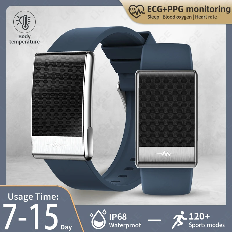 LIGE HRV Monitor Health Sport Band ECG Smart Bracelet New Fitness Tracker Waterproof Wristband No Screen Smartwatch Women Men
LIGE HRV Monitor Health Sport Band ECG Smart Bracelet New Fitness Tracker Waterproof Wristband No Screen Smartwatch Women Men